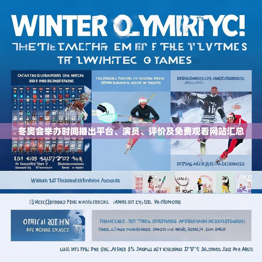 冬奥会举办时间播出平台、演员、评价及免费观看网站汇总