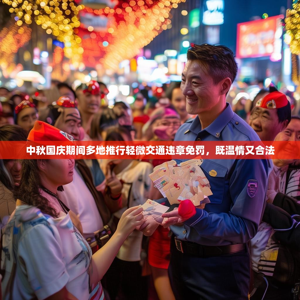 中秋国庆期间多地推行轻微交通违章免罚，既温情又合法