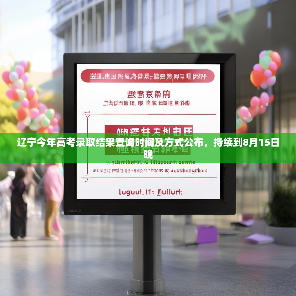 辽宁今年高考录取结果查询时间及方式公布,持续到8月15日晚