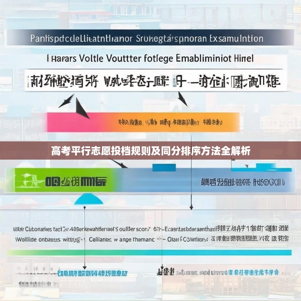 高考平行志愿投档规则及同分排序方法全解析