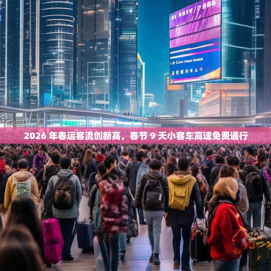 2026 年春运客流创新高，春节 9 天小客车高速免费通行