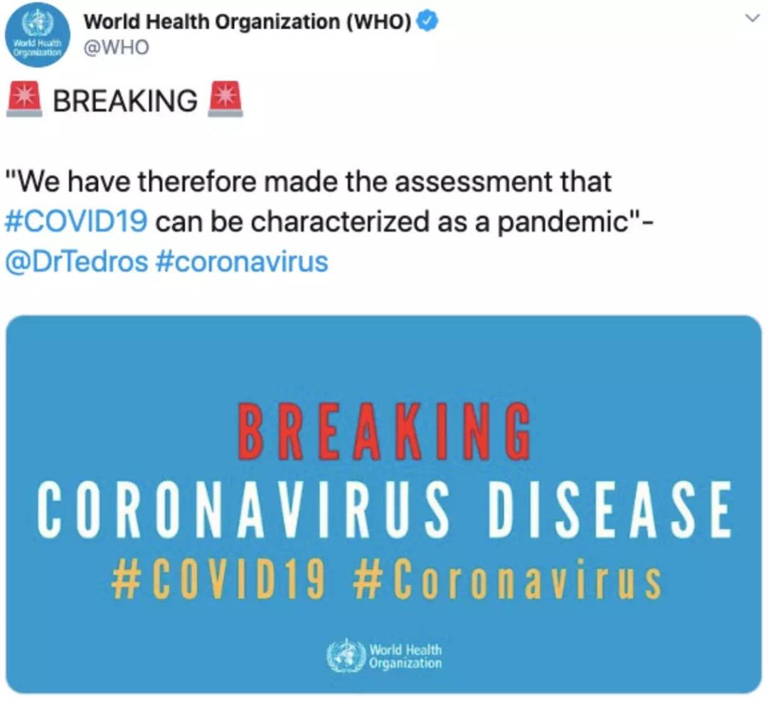 谭德塞称新冠疫情具大流行特征，多国病例数死亡数或攀升