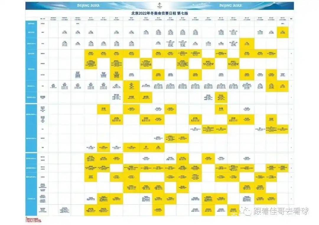 纵览2022北京冬奥会比赛场馆及焦点比赛日程安排