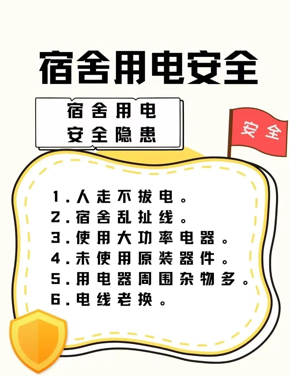 大学生必看!校园安全知识大全,宿舍防火和交通注意事项